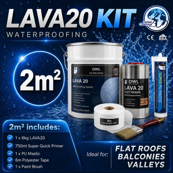 Owl LAVA 20 Waterproofing Repair Kit 2m2