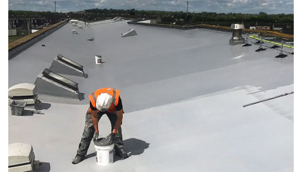 LIQUID FLAT ROOF WATERPROOFING-Commercial roofing solutions